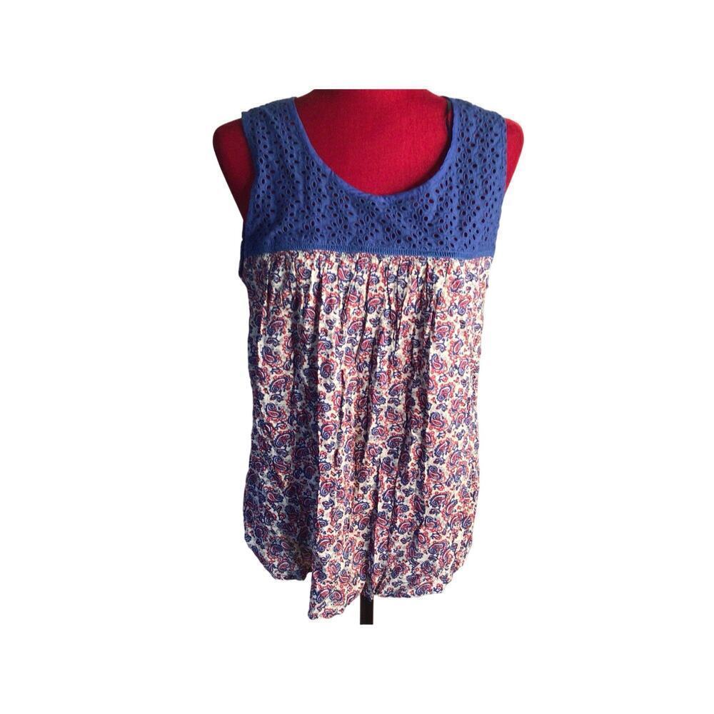 Solitaire Sleeveless top Sz Large‎
